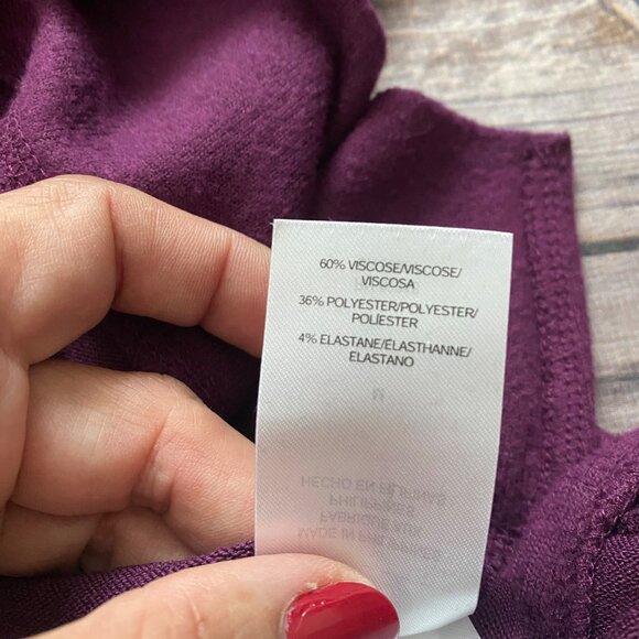 Lucky Brand Purple Crew Neck Pullover Sweater - Picture 12 of 14